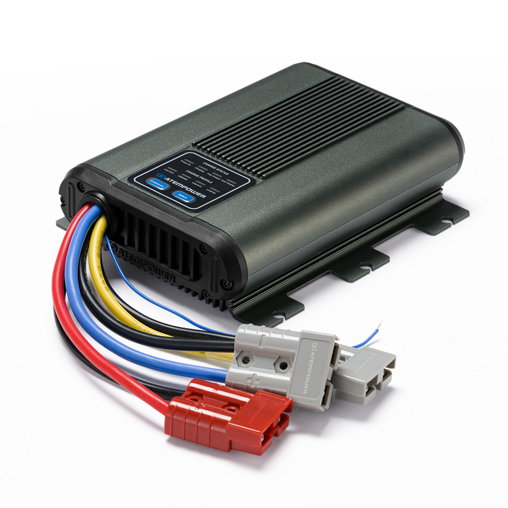 ATEM POWER 40A 12V MPPT Dual Battery System DC TO DC Car Battery Solar Charger